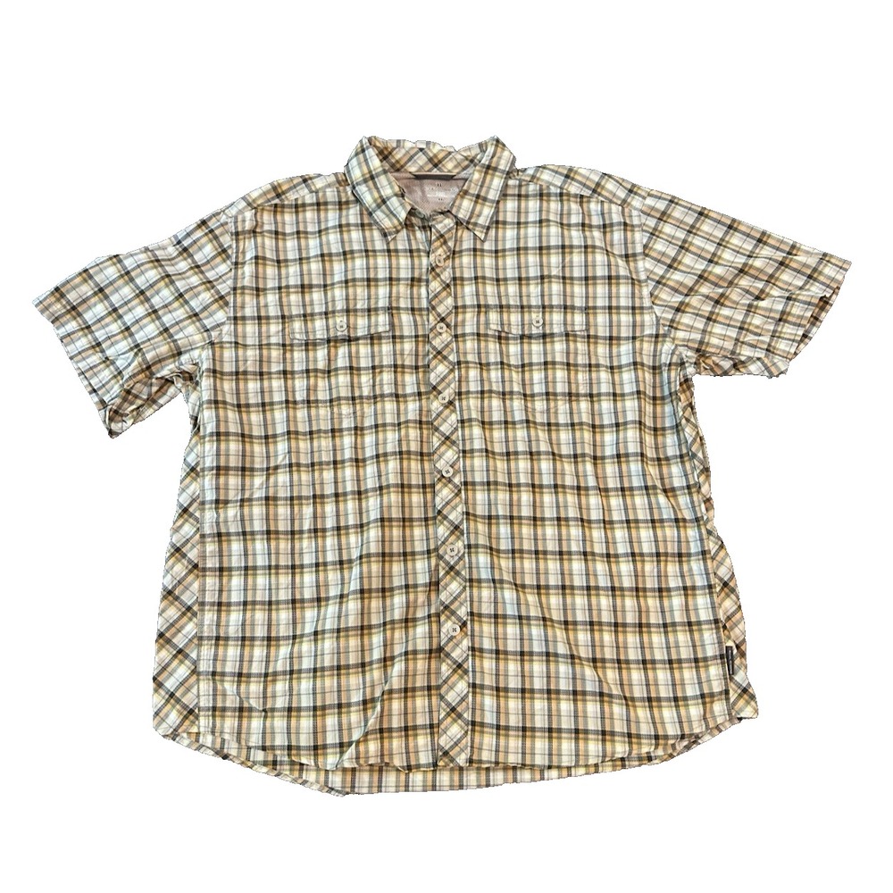 Royal Robbins Outdoor Plaid Mens Shirt XXL Hiking Fishing Travel Gorpcore Casual